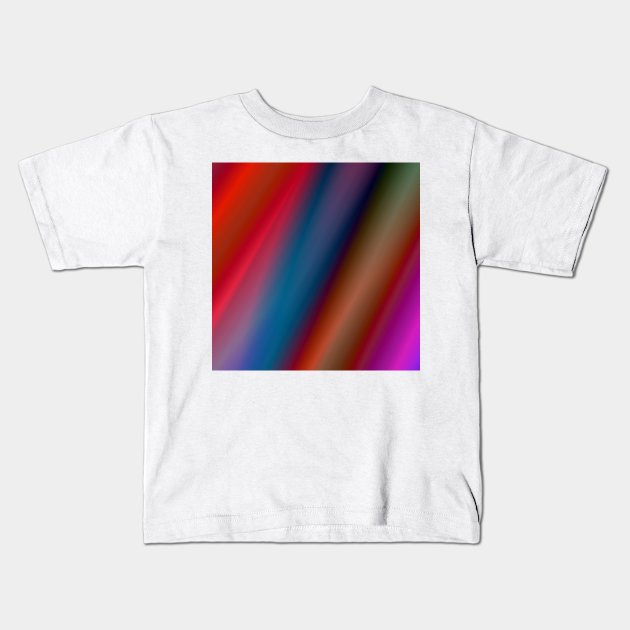 colorful abstract rainbow pattern background Kids T-Shirt by Artistic_st